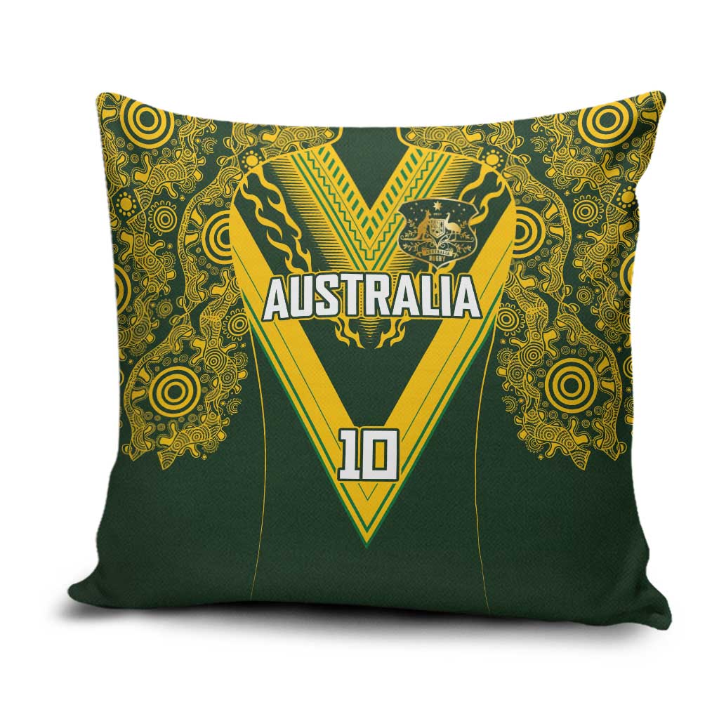 Australia Rugby Custom Pillow Cover Aboriginal Art Sporty Style - Aussie Hoodie