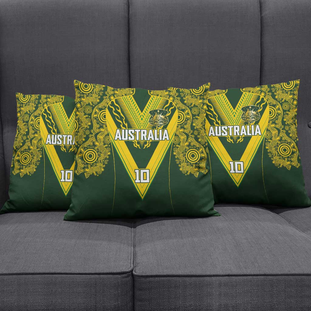 Australia Rugby Custom Pillow Cover Aboriginal Art Sporty Style - Aussie Hoodie