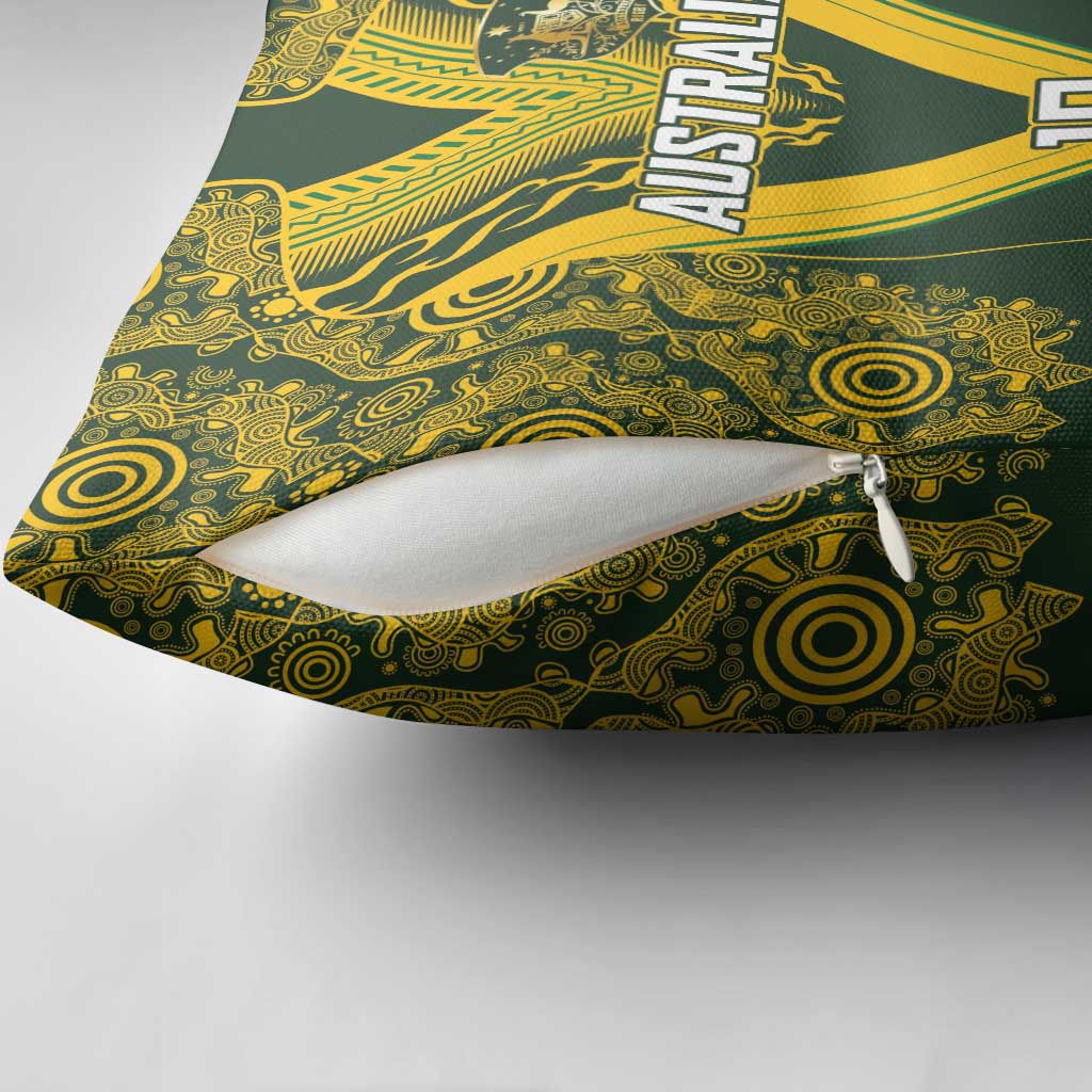 Australia Rugby Custom Pillow Cover Aboriginal Art Sporty Style - Aussie Hoodie