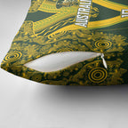 Australia Rugby Custom Pillow Cover Aboriginal Art Sporty Style - Aussie Hoodie