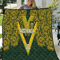 Australia Rugby Custom Quilt Aboriginal Art Sporty Style - Aussie Hoodie