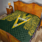 Australia Rugby Custom Quilt Aboriginal Art Sporty Style - Aussie Hoodie