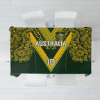 Australia Rugby Custom Tablecloth Aboriginal Art Sporty Style - Aussie Hoodie