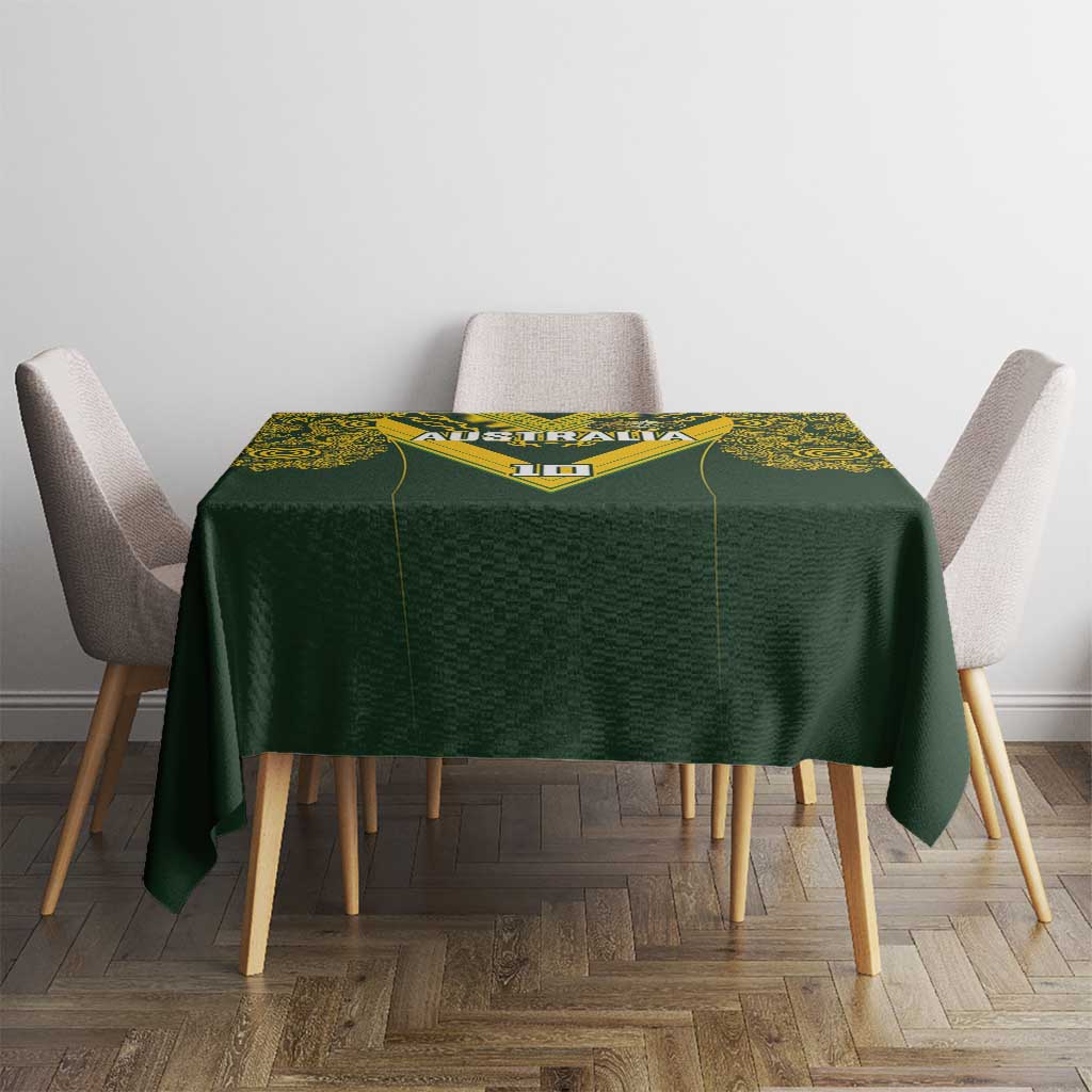 Australia Rugby Custom Tablecloth Aboriginal Art Sporty Style - Aussie Hoodie