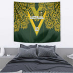 Australia Rugby Custom Tapestry Aboriginal Art Sporty Style - Aussie Hoodie