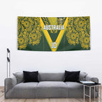Australia Rugby Custom Tapestry Aboriginal Art Sporty Style - Aussie Hoodie