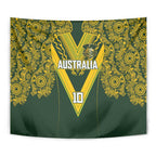 Australia Rugby Custom Tapestry Aboriginal Art Sporty Style - Aussie Hoodie