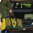 Australia Rugby Custom Travel Bag Aboriginal Art Sporty Style - Aussie Hoodie