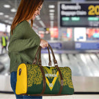Australia Rugby Custom Travel Bag Aboriginal Art Sporty Style - Aussie Hoodie