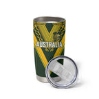 Australia Rugby Custom Tumbler Cup Aboriginal Art Sporty Style - Aussie Hoodie