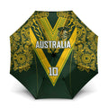 Australia Rugby Custom Umbrella Aboriginal Art Sporty Style - Aussie Hoodie