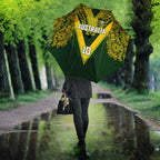 Australia Rugby Custom Umbrella Aboriginal Art Sporty Style - Aussie Hoodie