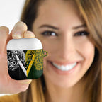 Aotearoa Australia Rugby AirPods Case Maori and Aboriginal Art Sporty Style - Aussie Hoodie