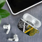 Aotearoa Australia Rugby AirPods Case Maori and Aboriginal Art Sporty Style - Aussie Hoodie