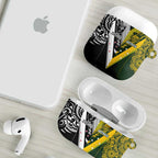Aotearoa Australia Rugby AirPods Case Maori and Aboriginal Art Sporty Style - Aussie Hoodie