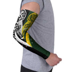 Aotearoa Australia Rugby Custom Arm Sleeves Maori and Aboriginal Art Sporty Style - Aussie Hoodie