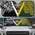 Aotearoa Australia Rugby Auto Sun Shade Maori and Aboriginal Art Sporty Style - Aussie Hoodie