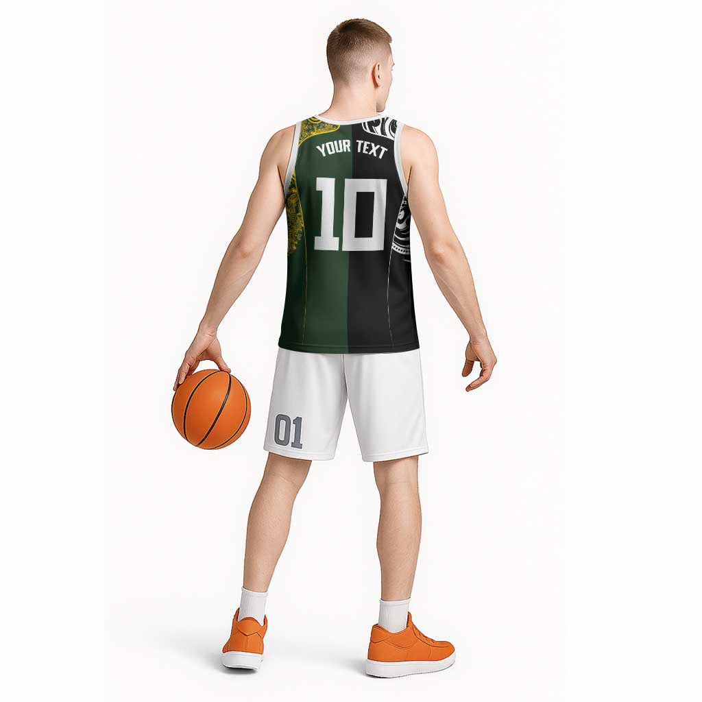 Aotearoa Australia Rugby Custom Basketball Jersey Maori and Aboriginal Art Sporty Style - Aussie Hoodie