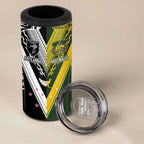 Aotearoa Australia Rugby Custom 4 in 1 Can Cooler Tumbler Maori and Aboriginal Art Sporty Style - Aussie Hoodie