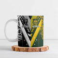 Aotearoa Australia Rugby Custom Ceramic Mug Maori and Aboriginal Art Sporty Style - Aussie Hoodie