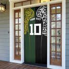 Aotearoa Australia Rugby Custom Door Cover Maori and Aboriginal Art Sporty Style - Aussie Hoodie