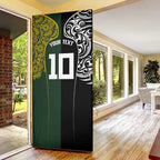 Aotearoa Australia Rugby Custom Door Cover Maori and Aboriginal Art Sporty Style - Aussie Hoodie