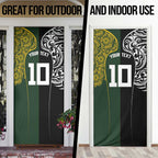 Aotearoa Australia Rugby Custom Door Cover Maori and Aboriginal Art Sporty Style - Aussie Hoodie
