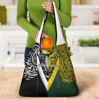 Aotearoa Australia Rugby Grocery Bag Maori and Aboriginal Art Sporty Style - Aussie Hoodie