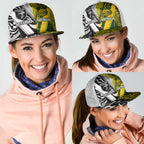 Aotearoa Australia Rugby Mesh Trucker Cap Maori and Aboriginal Art Sporty Style - Aussie Hoodie