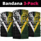 Aotearoa Australia Rugby Neck Gaiter Maori and Aboriginal Art Sporty Style - Aussie Hoodie