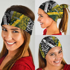 Aotearoa Australia Rugby Neck Gaiter Maori and Aboriginal Art Sporty Style - Aussie Hoodie