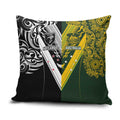 Aotearoa Australia Rugby Pillow Cover Maori and Aboriginal Art Sporty Style - Aussie Hoodie