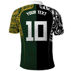 Aotearoa Australia Rugby Custom Polo Shirt Maori and Aboriginal Art Sporty Style - Aussie Hoodie