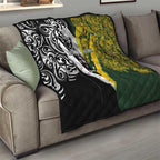 Aotearoa Australia Rugby Quilt Maori and Aboriginal Art Sporty Style - Aussie Hoodie