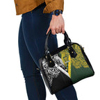 Aotearoa Australia Rugby Shoulder Handbag Maori and Aboriginal Art Sporty Style - Aussie Hoodie