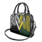 Aotearoa Australia Rugby Shoulder Handbag Maori and Aboriginal Art Sporty Style - Aussie Hoodie