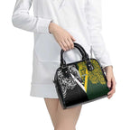 Aotearoa Australia Rugby Shoulder Handbag Maori and Aboriginal Art Sporty Style - Aussie Hoodie
