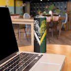 Aotearoa Australia Rugby Custom Skinny Tumbler Maori and Aboriginal Art Sporty Style - Aussie Hoodie