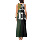 Aotearoa Australia Rugby Custom Tank Maxi Dress Maori and Aboriginal Art Sporty Style - Aussie Hoodie