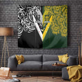 Aotearoa Australia Rugby Tapestry Maori and Aboriginal Art Sporty Style - Aussie Hoodie