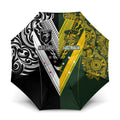 Aotearoa Australia Rugby Umbrella Maori and Aboriginal Art Sporty Style - Aussie Hoodie