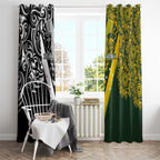 Aotearoa Australia Rugby Window Curtain Maori and Aboriginal Art Sporty Style - Aussie Hoodie