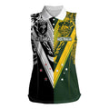 Aotearoa Australia Rugby Custom Women Sleeveless Polo Shirt Maori and Aboriginal Art Sporty Style - Aussie Hoodie