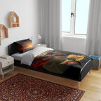 Slouch Hat and Biscuits ANZAC Bedding Set with Soldier Silver Fern