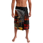 Slouch Hat and Biscuits ANZAC Lavalava with Soldier Silver Fern