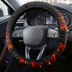 Slouch Hat and Biscuits ANZAC Steering Wheel Cover with Soldier Silver Fern