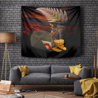 Slouch Hat and Biscuits ANZAC Tapestry with Soldier Silver Fern