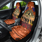The Rising Sun Badge ANZAC Car Seat Cover Last Post Field of Poppy Starry Night Style