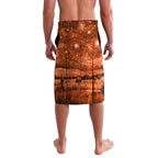 The Rising Sun Badge ANZAC Lavalava Last Post Field of Poppy Starry Night Style