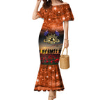 The Rising Sun Badge ANZAC Mermaid Dress Last Post Field of Poppy Starry Night Style